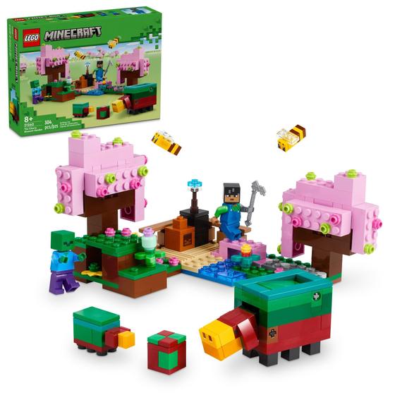 Imagem de Conjunto de construção LEGO Minecraft The Cherry Blossom Garden 21260