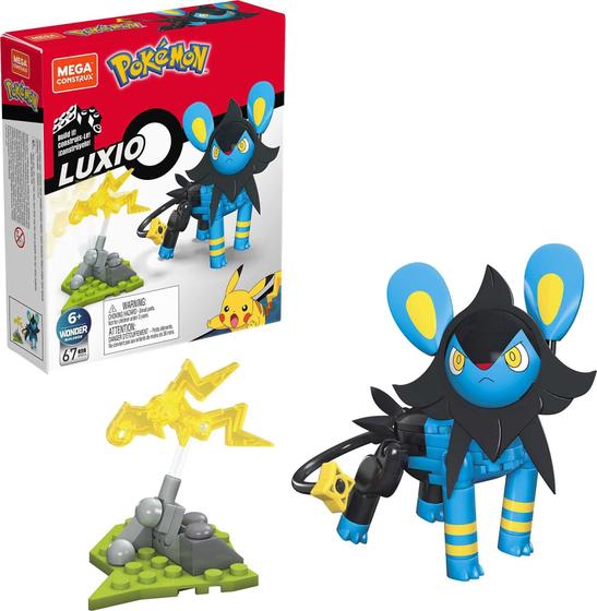 Imagem de Conjunto de construção Mega Construx Pokemon Luxio 67 peças