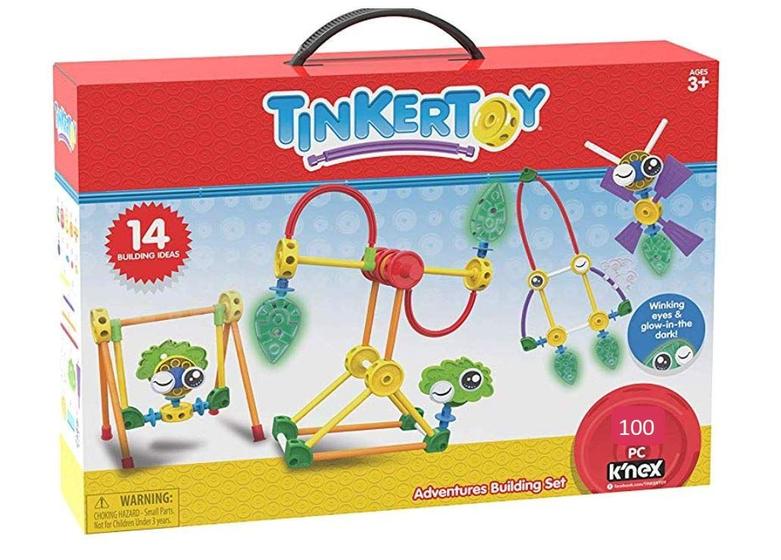 Imagem de Conjunto de construção Tinkertoy Adventures 100 peças para crianças a partir de 3 anos