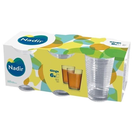 Imagem de Conjunto de Copos 265ml Ginga 6 Peças - Nadir