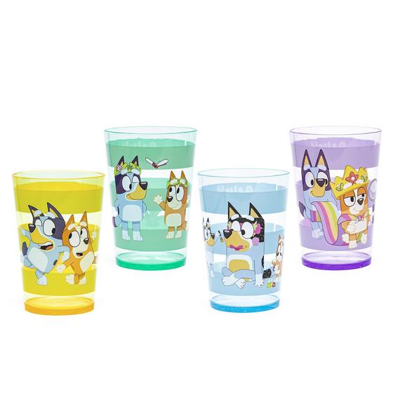 Conjunto de copos Nesting Zak Designs Bluey para crianças, 430 ml ...