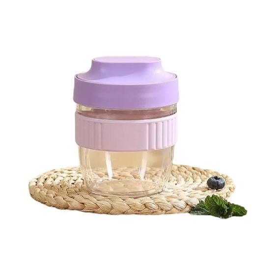Imagem de Conjunto de Copos para Café da Manhã - Aveia, Cereal, Iogurte e Salada