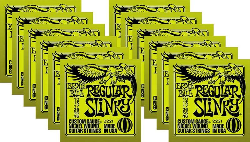 Imagem de Conjunto de cordas de guitarra Ernie Ball Regular Slinky Custom Gauge