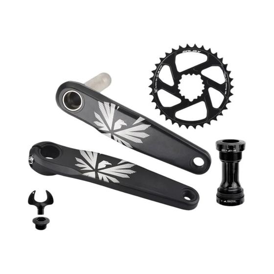 Imagem de Conjunto de Coroas para Bicicleta de Montanha - 170mm/175mm - 3 Parafusos (30T-38T)