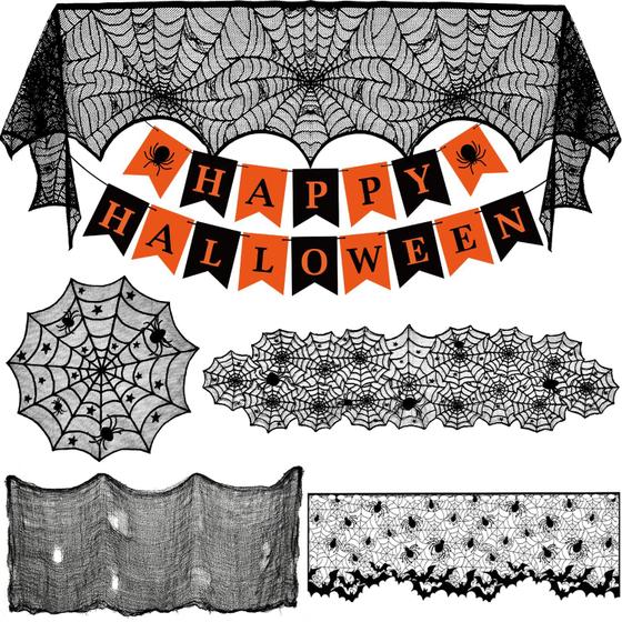 Imagem de Conjunto de decoração Colovis Indoor Halloween 38 peças de decoração de mesa