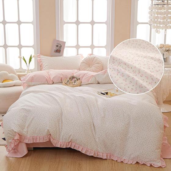 Imagem de Conjunto de edredom LifeTB Vintage Coquette completo com 2 fronhas