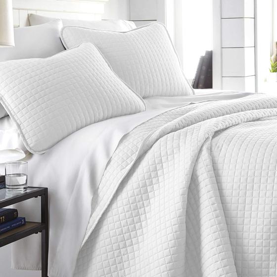 Imagem de Conjunto de Edredom Southshore Fine Living XL Twin - Microfibra Branca