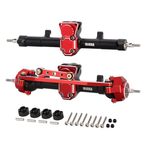 Imagem de Conjunto de Eixos de Alumínio CNC INJORA com Engrenagem Helicoidal para Axial SCX24