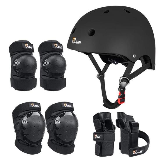 Imagem de Conjunto de equipamentos de proteção JBM para andar de skate para adultos e crianças