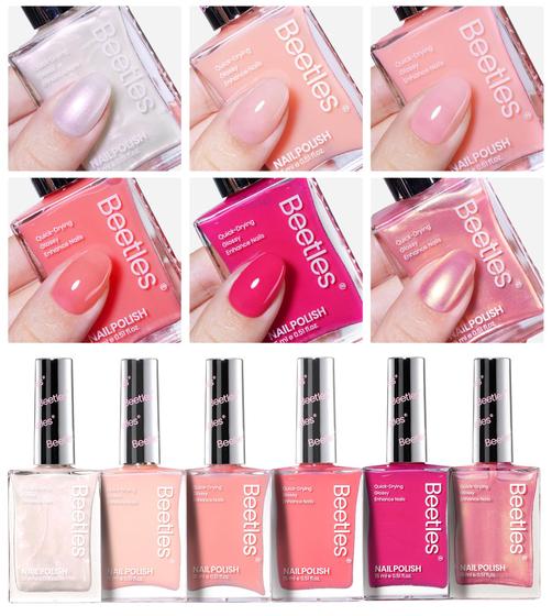Imagem de Conjunto de Esmaltes Beetles Heartbeat - 6 Cores de 15mL para Mulheres