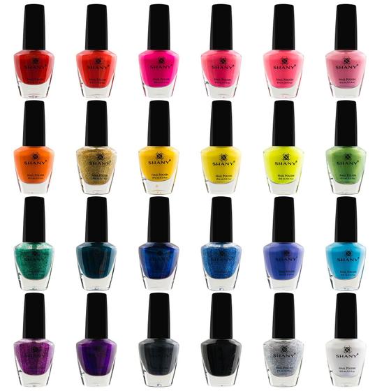 Imagem de Conjunto de Esmaltes SHANY Cosmopolitan - 24 Cores de 15ml com Secagem Rápida