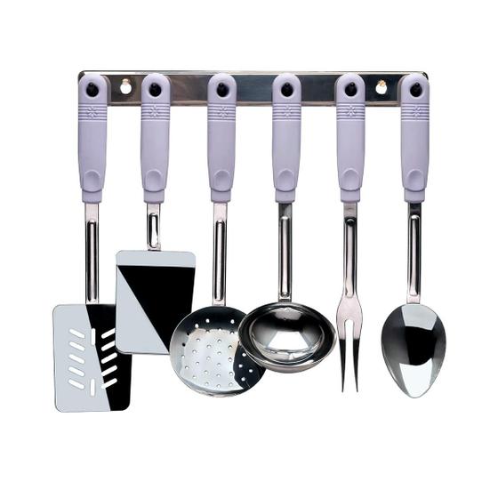 Imagem de Conjunto de espátulas em aço inox para servir  com 6 peças