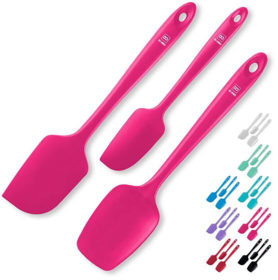 Imagem de Conjunto de espátulas Oro Silicone Seamless Series 3 peças magenta