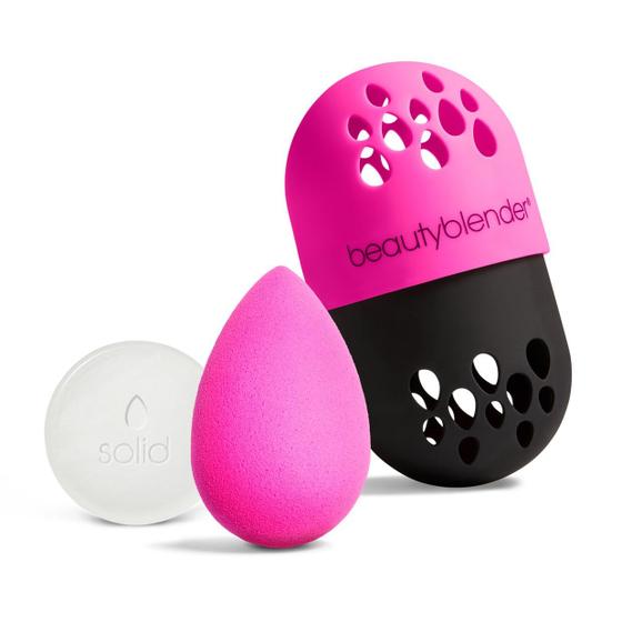 Imagem de Conjunto de esponjas de maquiagem beautyblender Discovery Kit com limpador