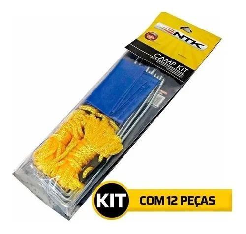 Imagem de Conjunto De Estacas Com Cordinhas Ntk Camp Kit