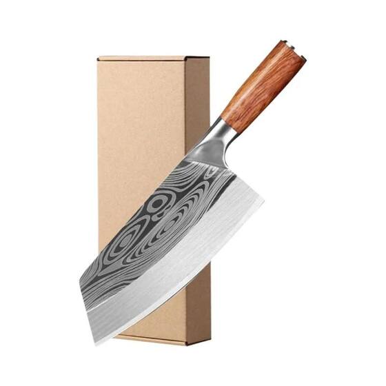 File Faca Conjunto de Facas de Chef Japonesas Profissionais - Santoku, Cutelo e ...
