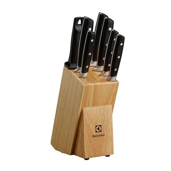 Imagem de Conjunto de Facas Electrolux com Bloco em Bambu