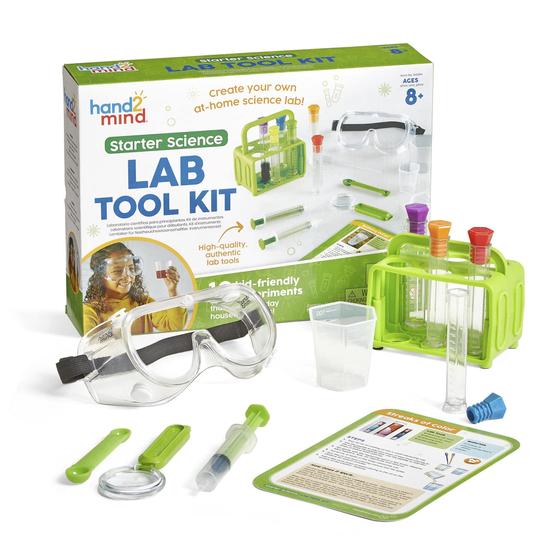 Imagem de Conjunto de Ferramentas Científicas Science Lab hand2mind Starter - 12 Peças para Crianças