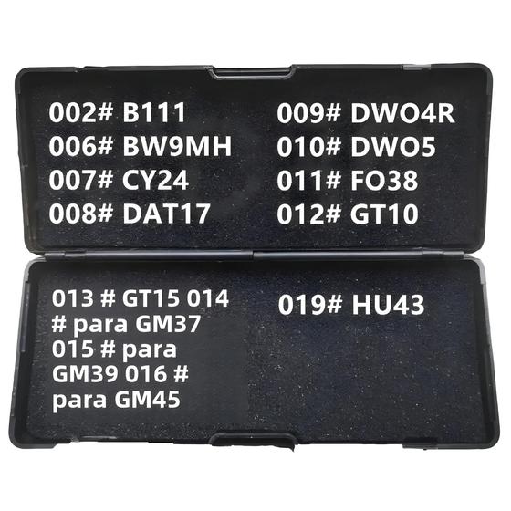 Imagem de Conjunto De Ferramentas De Serralheiro Universal 2 Em 1 Para GM37 GM39 GM45 HU43 Fechaduras LiShi