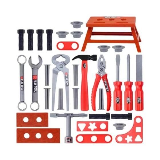 Imagem de Conjunto de Ferramentas Elétricas Infantil - Kit de Brinquedo para Construção