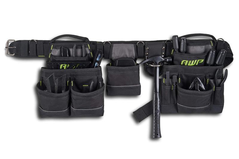 Imagem de Conjunto de Ferramentas para Carpinteiro AWP com Cinto Premium Preto