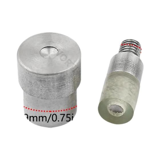Imagem de Conjunto de Ferramentas para Couro com Prensa Manual, Moldes de Metal, Ilhós e Rebites de Tampa Dupla