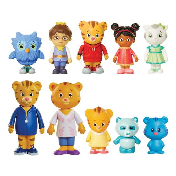 Imagem de Conjunto de figuras: amigos e familiares do bairro de Daniel Tiger