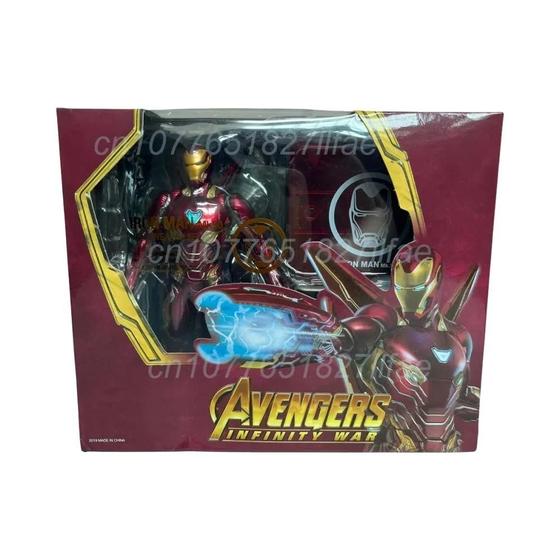 Imagem de Conjunto De Figuras De Ação Iron Man Avengers MK85 MK50 Nano Armor Com Armas Boneco Móvel Brinquedo