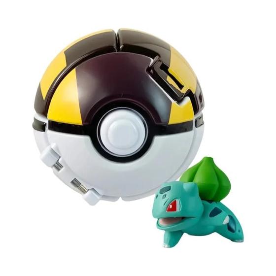 Imagem de Conjunto De Figuras De Ação Pokémon Pikachu Charizard Mewtwo Bulbasaur Squirtle Mew Pokeball Toy