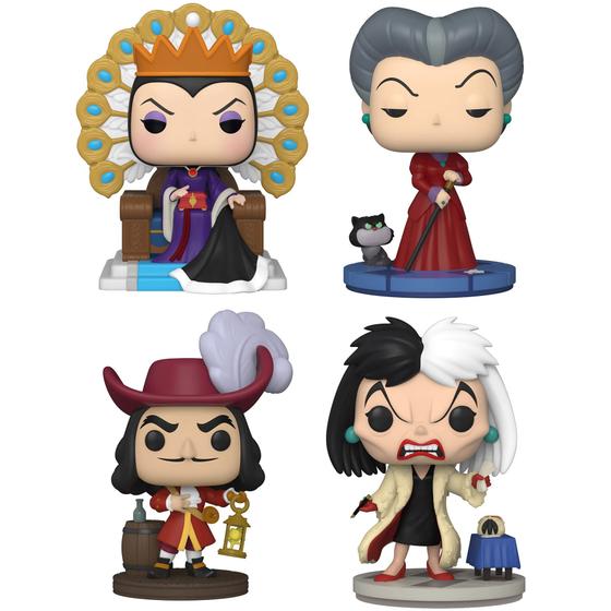 Imagem de Conjunto de figuras Funko POP! Capitão Gancho, a Rainha Malvada dos Vilões da Disney