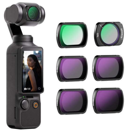 Imagem de Conjunto de filtros Neewer Magnetic ND CPL UV para DJI OSMO Pocket 3