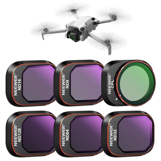 Imagem de Conjunto de filtros NEEWER Snap On ND e CPL compatível com DJI Mini 4 Pro