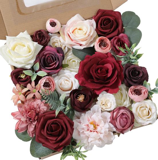Imagem de Conjunto de Flores Artificiais YYHUAWU para Decoração de Casamento