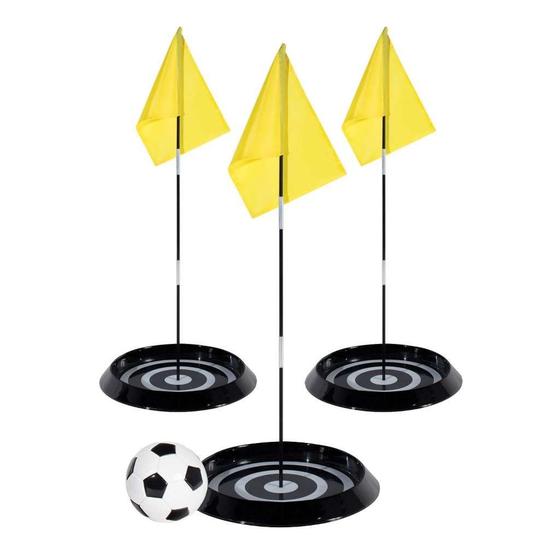 Imagem de Conjunto de golfe para pés Franklin Sports Backyard com bola de futebol