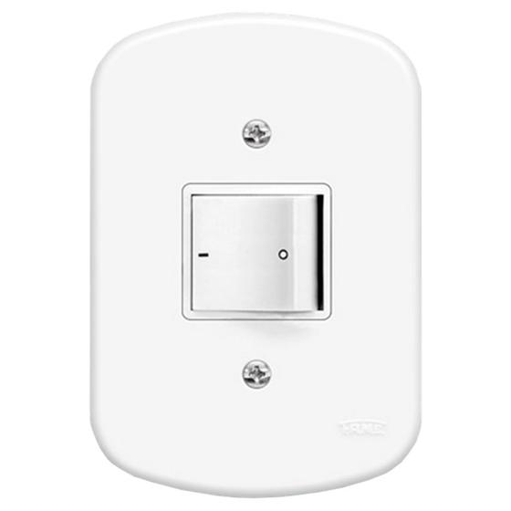 Imagem de Conjunto de Interruptor Bipolar Paralelo 4x2 10a Fame Blanc