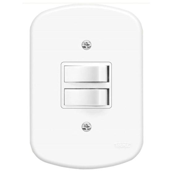 Imagem de Conjunto de Interruptor Simples C/ Interruptor Paralelo Fame