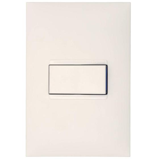 Conjunto de Interruptor Simples com Placa 4x2 Plusmais 10a Branca Menor preço em Conjunto de Interruptor Simples com Placa 4x2 Plusmais 10a Branca