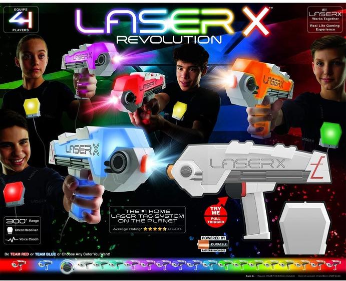 Imagem de Conjunto de jogadores Laser X Revolution para 4