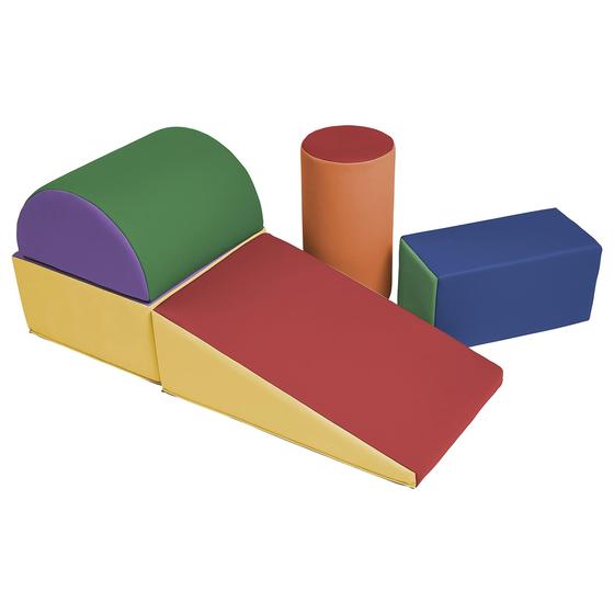 Imagem de Conjunto de Jogos ECR4Kids SoftZone Climb and Crawl com Blocos de Construção