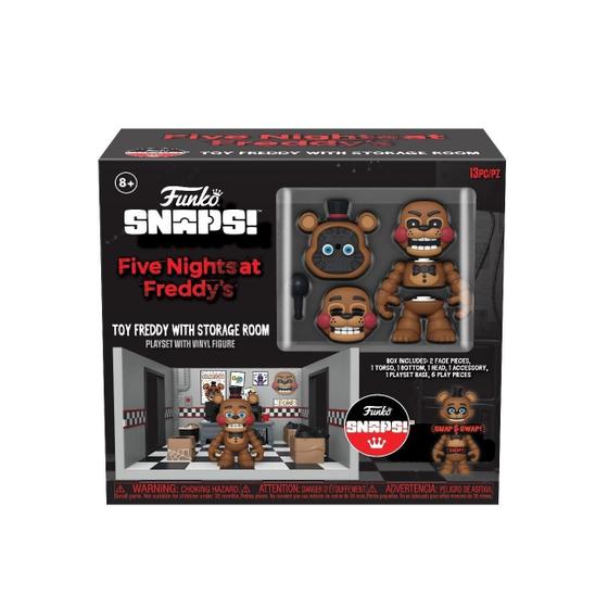 Imagem de Conjunto de jogos Funko Snaps! Cinco noites no Freddy's Toy Freddy