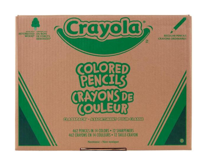 Imagem de Conjunto de Lápis de Cor Crayola Classpack - 462 Cores com 12 Apontadores