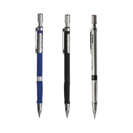 Imagem de Conjunto De Lápis Mecânico 2B 2.0mm Automático Com Recargas Para Desenho, Escrita, Artesanato,