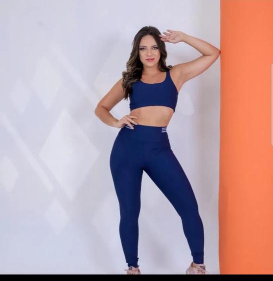 Imagem de Conjunto de leg e top feminino *vanuza moda fitness