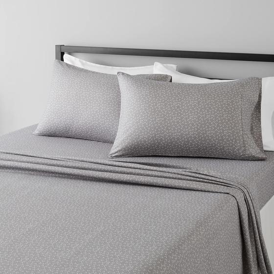 Imagem de Conjunto de lençóis de cama Amazon Basics Lightweight Microfiber Queen