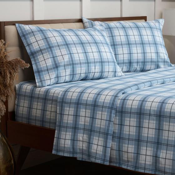 Imagem de Conjunto de Lençóis King Mellanni Cotton - Flanela Duplamente Escovado