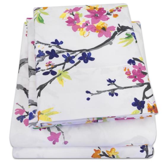 Imagem de Conjunto de Lençóis Sweet Home Collection Supreme Botanical 1500