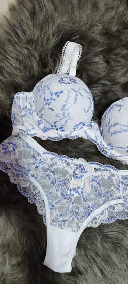 Imagem de Conjunto de Lingerie Branco Duzani Ref : 24604