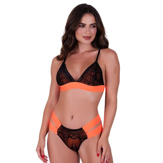 Imagem de Conjunto de Lingerie sem Bojo Neon Liliane