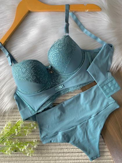 Imagem de Conjunto de Lingerie Sutiã com  Espuma na Frontal 