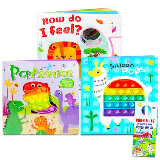Imagem de Conjunto de livros Game Party Touch and Pop para crianças pequenas com 3 livros